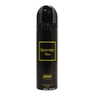 Splendor Noir 200 ML: Mens Deodorant Body Spray | Seris Parfums